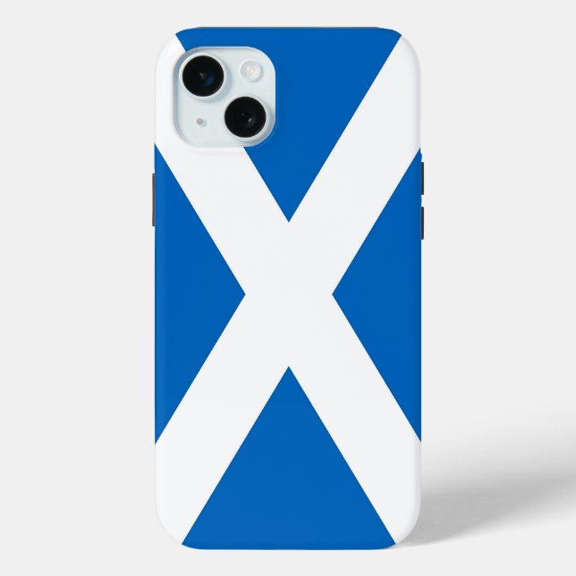 Apple iPhone 15 Plus Case, Scotland flag Case-Mate iPhone Case (Back)