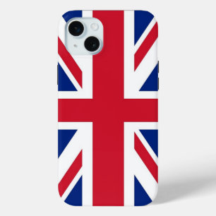 Apple iPhone 15 Plus Case, United Kingdom flag iPhone 15 Mini Case