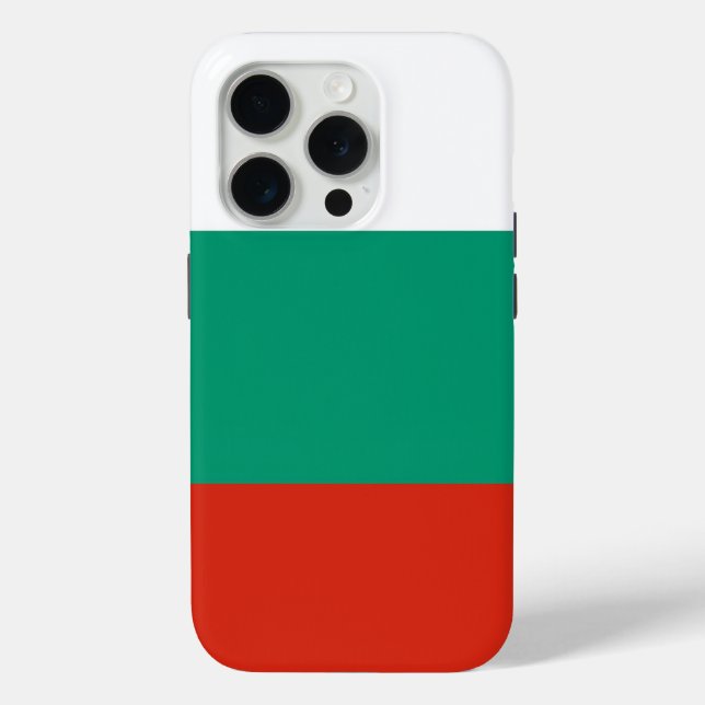 Apple iPhone 15 Pro Case-Mate, Bulgaria flag Case-Mate iPhone Case (Back)