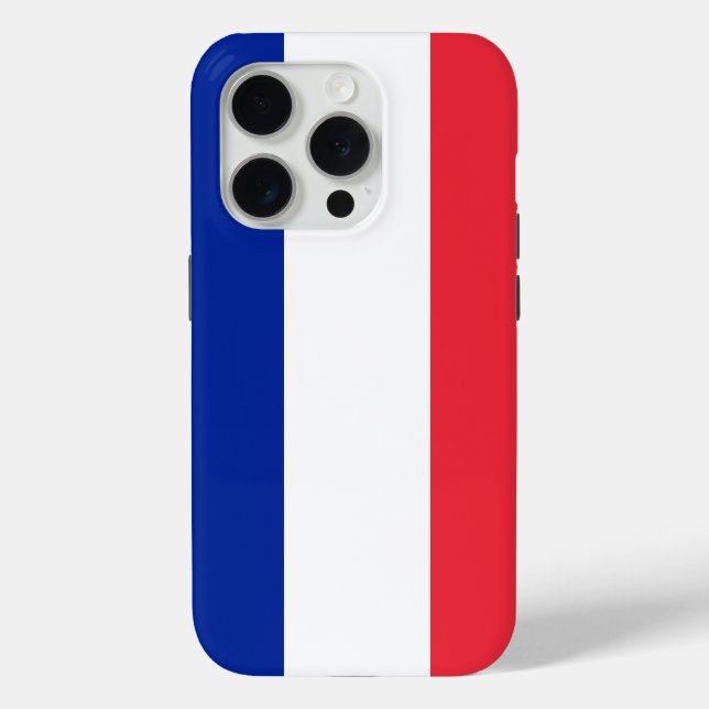 Apple iPhone 15 Pro Case-Mate, France flag Case-Mate iPhone Case (Back)