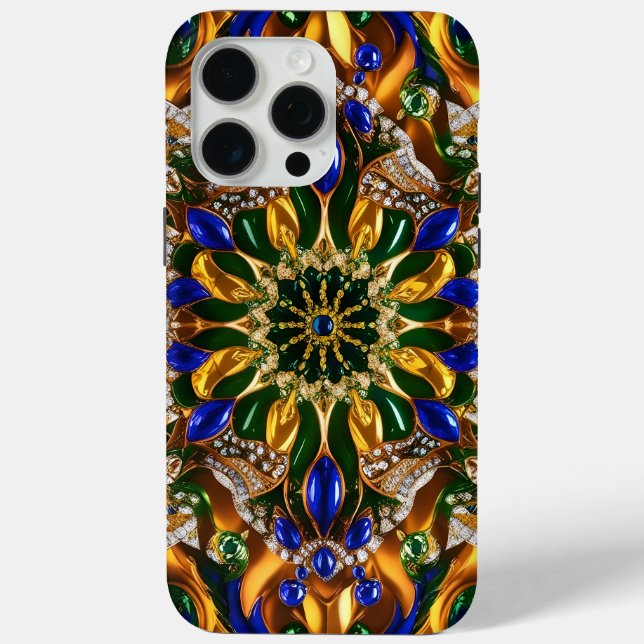 Apple iPhone 15 Pro Max Case, Brazil Colours Case-Mate iPhone Case (Back)