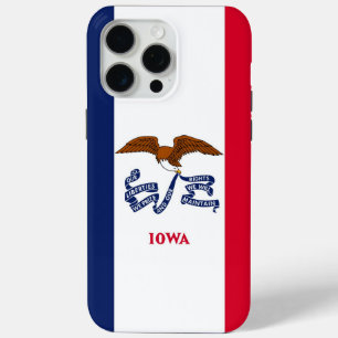 Apple iPhone 15 Pro Max Case, Iowa flag Case