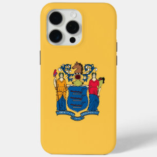 Apple iPhone 15 Pro Max Case, New Jersey Flag Case