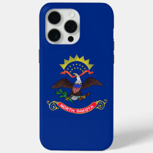 Apple iPhone 15 Pro Max Case, North Dakota Flag Case