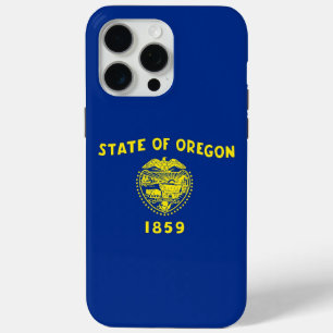 Apple iPhone 15 Pro Max Case, Oregon Flag iPhone 15 Pro Max Case