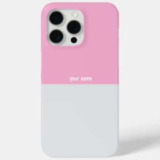 Apple iphone 15 pro max pink casiPhone / iPad case