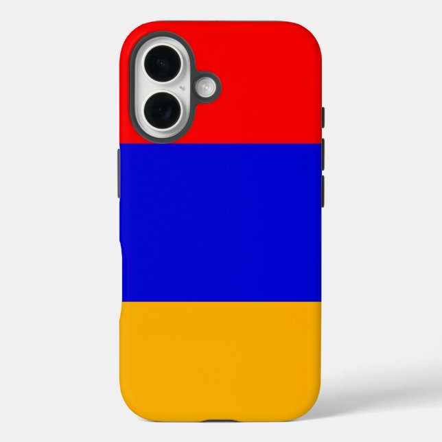 Apple iPhone 16 Case-Mate with Armenia flag Case (Back)