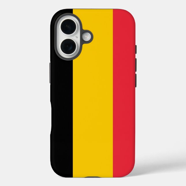 Apple iPhone 16 Case-Mate with Belgium flag Case (Back)