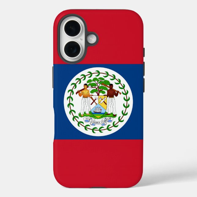 Apple iPhone 16 Case-Mate with Belise flag Case (Back)