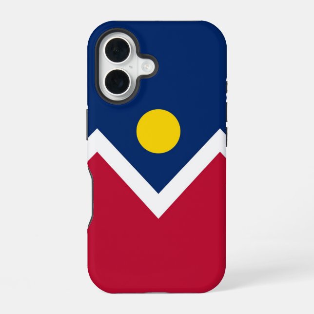 Apple iPhone 16 Case-Mate with Denver flag Case (Back)