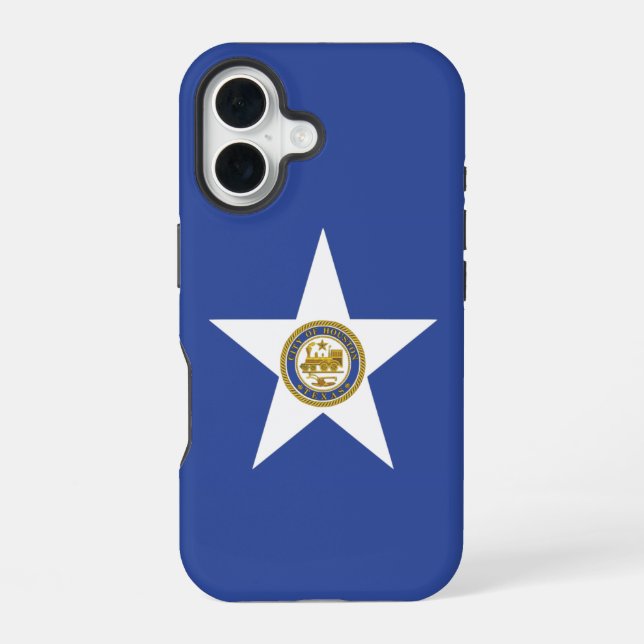 Apple iPhone 16 Case-Mate with Houston flag Case (Back)