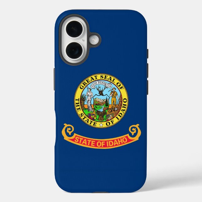 Apple iPhone 16 Case-Mate with Idaho flag Case (Back)