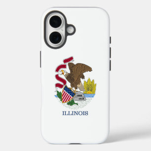 Apple iPhone 16 Case-Mate with Illinois flag Case