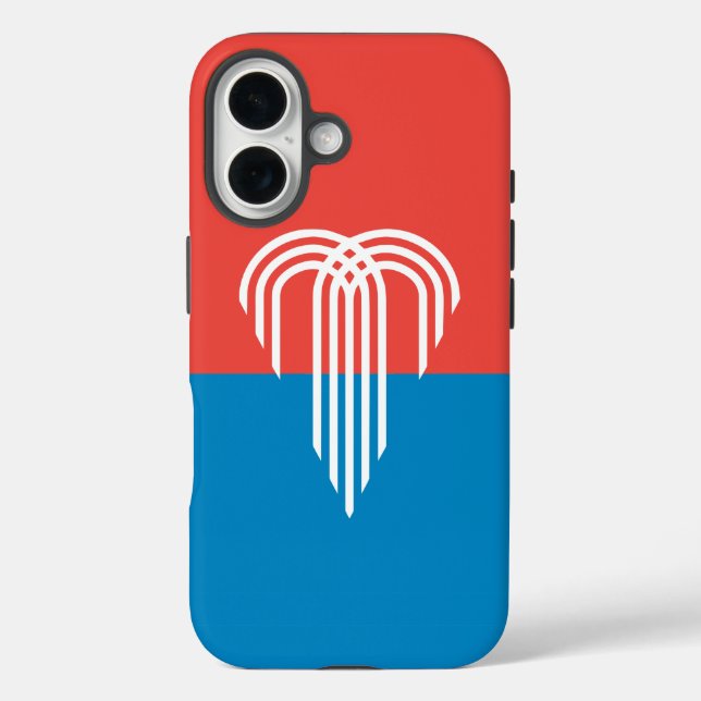 Apple iPhone 16 Case-Mate with Kansas City flag Case-Mate iPhone Case (Back)