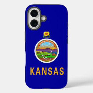 Apple iPhone 16 Case-Mate with Kansas flag iPhone 16 Case