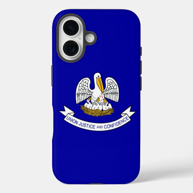 Apple iPhone 16 Case-Mate with Louisiana flag Case (Back)