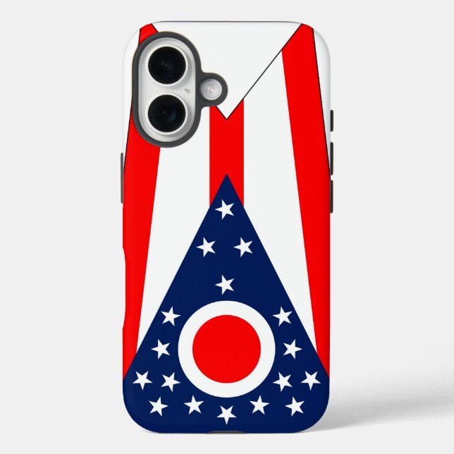 Apple iPhone 16 Case-Mate with Ohio flag Case (Back)