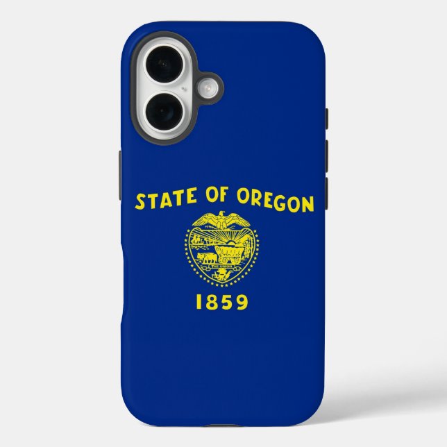 Apple iPhone 16 Case-Mate with Oregon flag Case (Back)