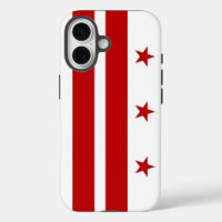 Apple iPhone 16 Case, Washington DC flag