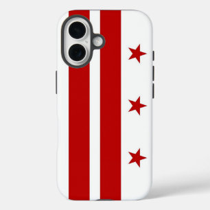 Apple iPhone 16 Case, Washington DC flag Case