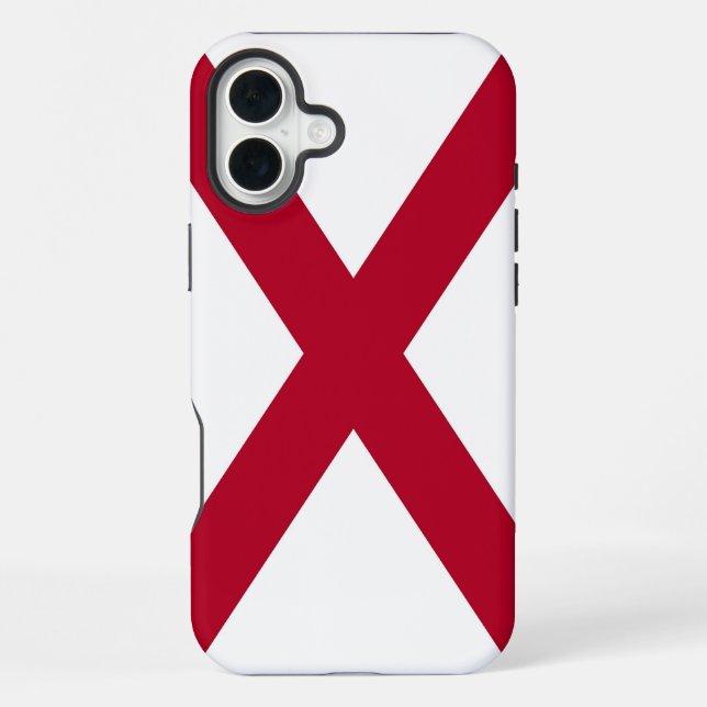 Apple iPhone 16 Plus Case-Mate, Alabama flag Case (Back)