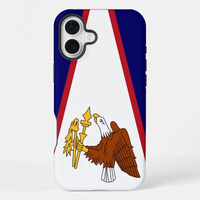 Apple iPhone 16 Plus Case-Mate American Samoa flag Case (Back)