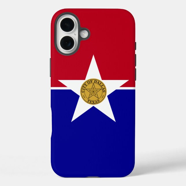 Apple iPhone 16 Plus Case-Mate Dallas flag Case (Back)