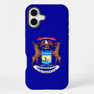 Apple iPhone 16 Plus Case-Mate, Michigan flag Case