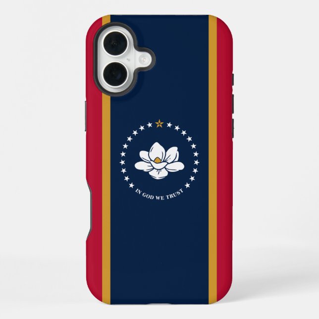 Apple iPhone 16 Plus Case-Mate Mississippi flag Case (Back)