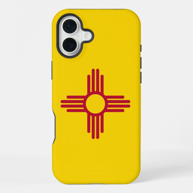 Apple iPhone 16 Plus Case-Mate New Mexico flag Case (Back)