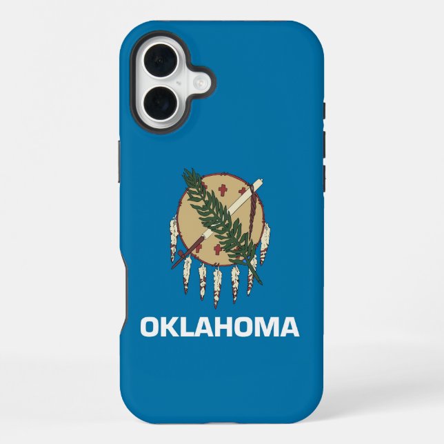 Apple iPhone 16 Plus Case-Mate, Oklahoma flag Case (Back)