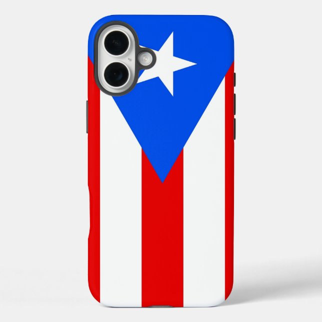 Apple iPhone 16 Plus Case-Mate Puerto Rico flag Case-Mate iPhone Case (Back)