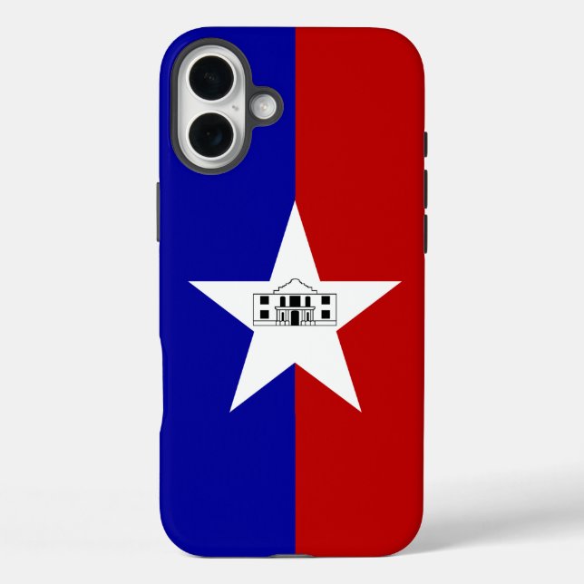 Apple iPhone 16 Plus Case-Mate San Antonio flag Case-Mate iPhone Case (Back)