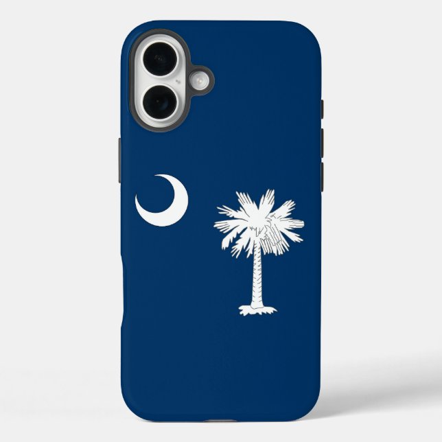 Apple iPhone 16 Plus Case-Mate South Carolina flag Case (Back)