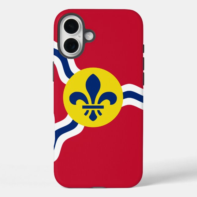 Apple iPhone 16 Plus Case-Mate St. Louis flag Case (Back)