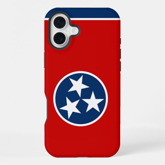 Apple iPhone 16 Plus Case-Mate Tennessee flag Case (Back)