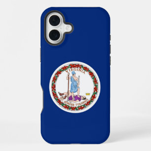 Apple iPhone 16 Plus Case, Virginia flag Case