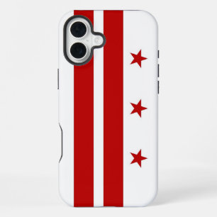 Apple iPhone 16 Plus Case, Washington DC flag Case