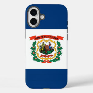 Apple iPhone 16 Plus Case, West Virginia flag iPhone 16 Plus Case