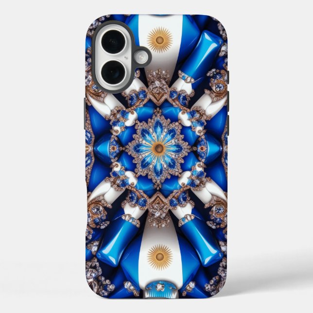 Apple iPhone 16 Plus Mate, Argentina Colours Case-Mate iPhone Case (Back)
