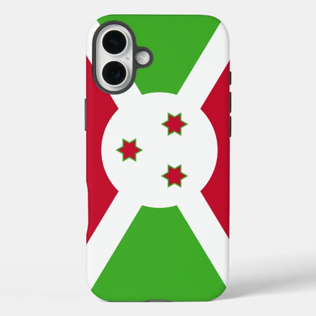 Apple iPhone 16 Plus Mate, Burundi flag Case-Mate iPhone Case (Back)