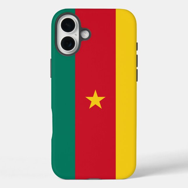 Apple iPhone 16 Plus Mate, Cameroon flag Case-Mate iPhone Case (Back)