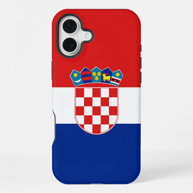 Apple iPhone 16 Plus Mate, Croatia flag Case (Back)