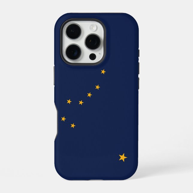 Apple iPhone 16 Pro Case-Mate, Alaska flag Case (Back)
