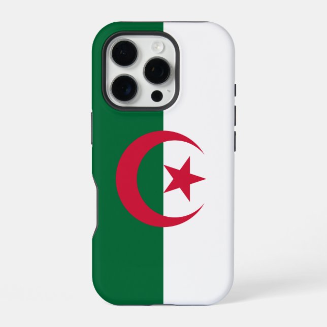 Apple iPhone 16 Pro Case-Mate, Algeria Flag Case (Back)