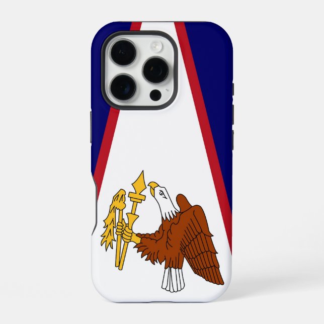 Apple iPhone 16 Pro Case-Mate, American Samoa flag Case (Back)