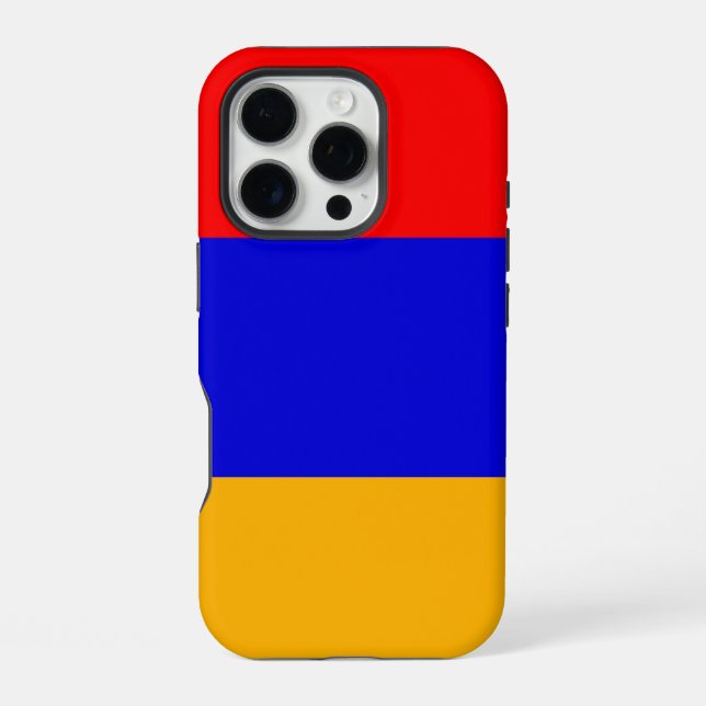 Apple iPhone 16 Pro Case-Mate, Armenia Flag Case (Back)