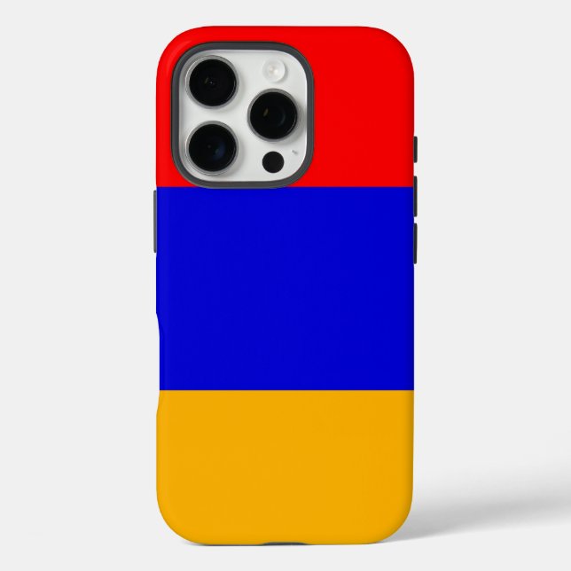 Apple iPhone 16 Pro Case-Mate, Armenia Flag Case-Mate iPhone Case (Back)