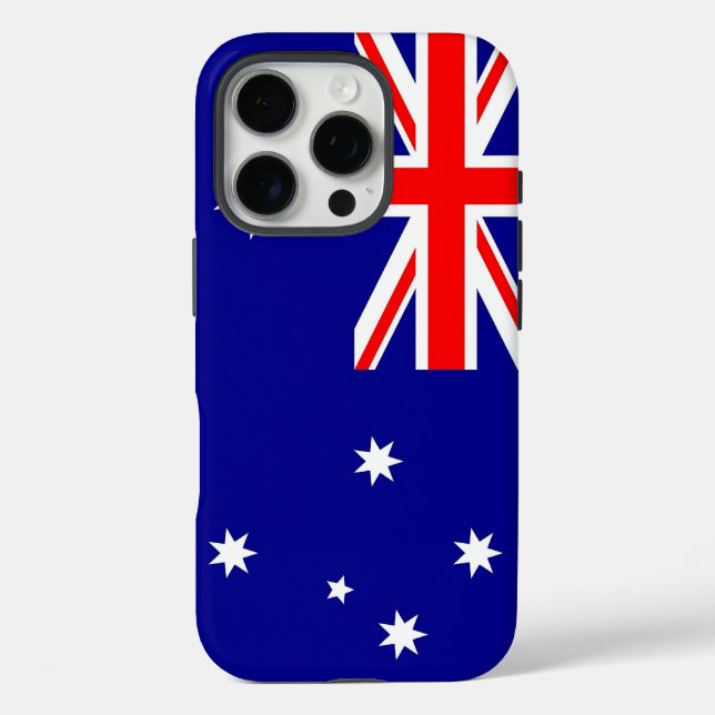 Apple iPhone 16 Pro Case-Mate, Australia Flag Case-Mate iPhone Case (Back)