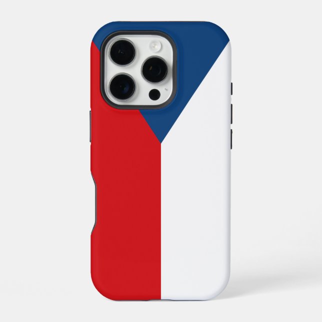 Apple iPhone 16 Pro Case-Mate, Czechia flag Case (Back)